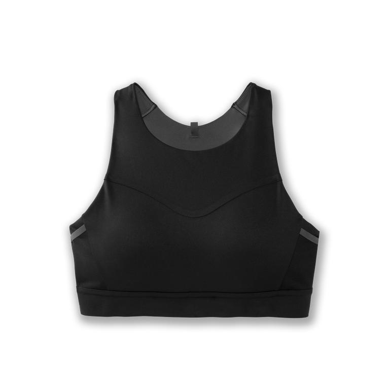 Brooks Drive 3 Pocket Running Bra - Women's - Black (26491-DESJ)